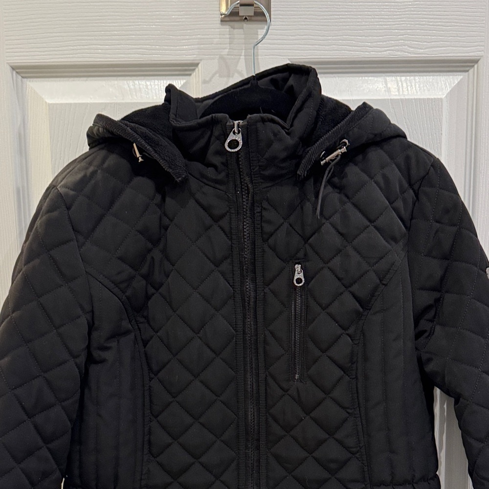 Laundry by Design Quilted Black Puffer Jacket - Picture 2 of 14